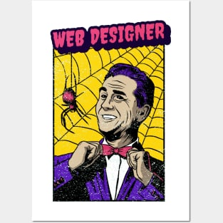 Web Designer - Retro Comic Pop Art design Posters and Art